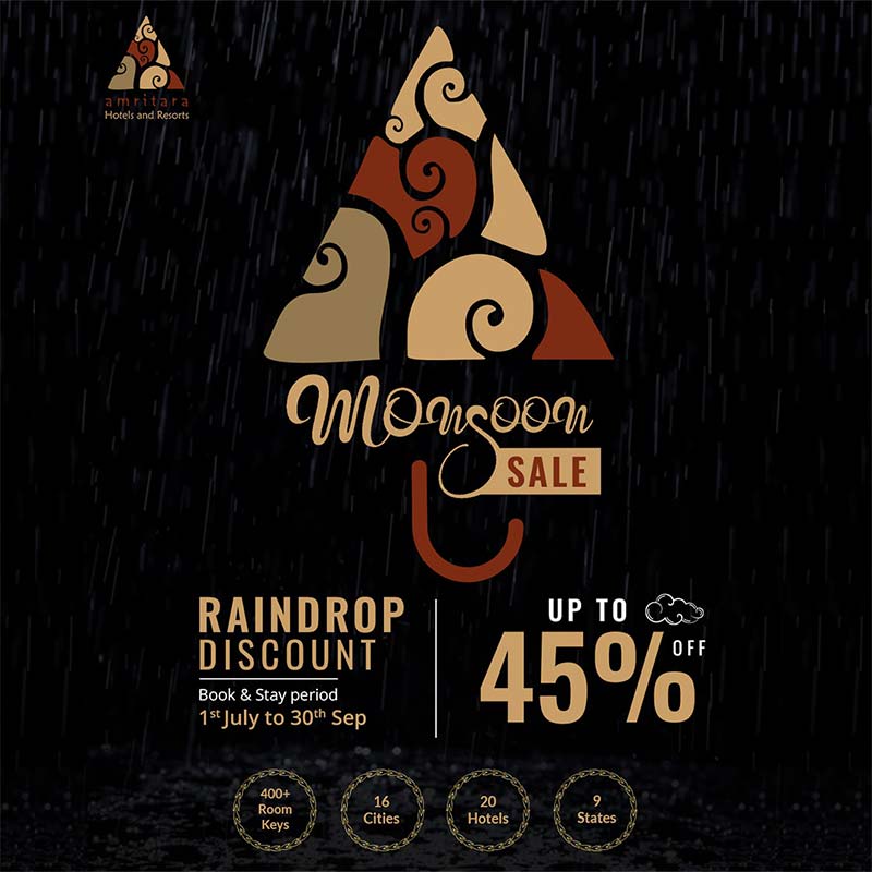 Rain drop discount up to 45% off